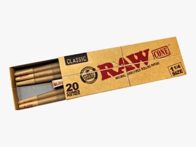 Raw Classic Cones 1 ¼ 20ct