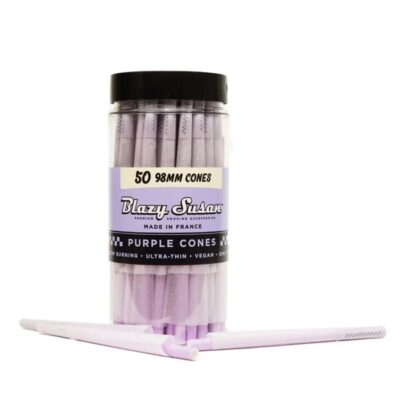 Blazy Susan Purple Cones 98mm - 50ct Jar