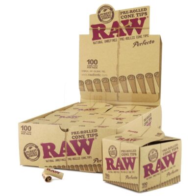 RAW Perfecto Pre-rolled cone tips 100ct