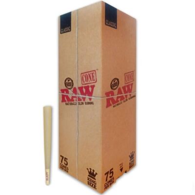 Raw Classic Cones King Size 75ct